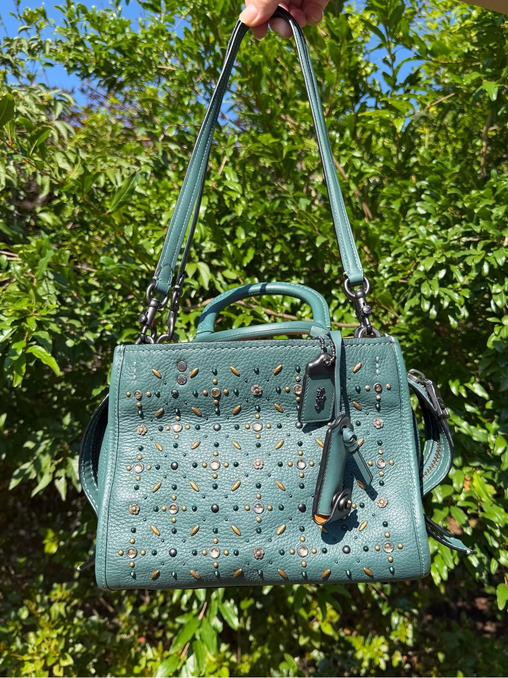 EUC Coach Rogue Bag 25 With Prairie Rivets 21590
